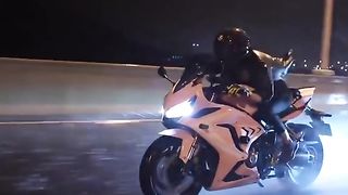 Bike Riding in Rain