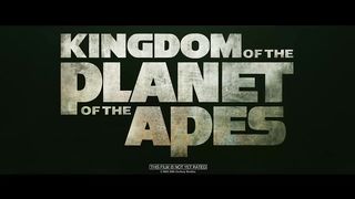Kingdom of the Planet of the Apes Official Trailer.