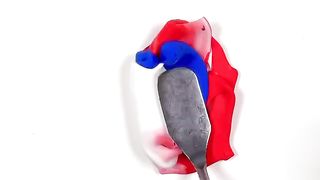 What color do mixed flags make (part 6) - dough edition #colormixing #mixedflags