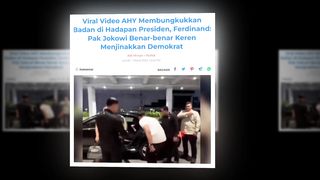 Kelakuan Munduk Munduk AHY Didepan Jokowi Dirujak Mantan Anak Buahnya