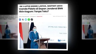 Tak Cuma Berwajah Cantik Selvi Ananda Jago Pidato Tanpa Teks