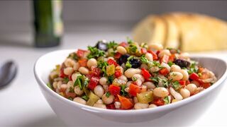 Turkish White Bean Salad Recipe