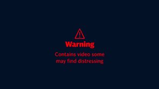 Shocking CCTV shows woman narrowly avoiding death as she falls into moving train.