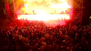 The Electric Symphony: A Vibrant Stage at an Electronic Music Festival