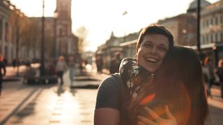Embracing Love: The Joy of Two Hearts