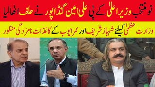 نومنتخب وزیراعلیٰ کے پی علی امین گنڈا پور نے حلف اٹھالیا