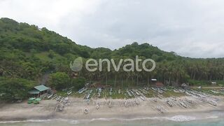 Traditional Balinese Fishing Boats in Bali, Indonesia