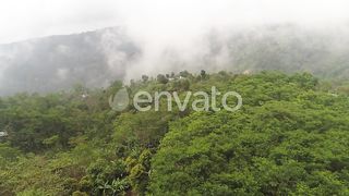 Farmlands and Village in Bali, Indonesia