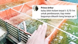 Makin banyak tiang kolam akan KOKOH❗Ingin lebih kuat, Gunakan besi