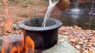 Taş Tencerede Kaburga Kemiğinde Sarmalı Biber Dolması ???????? | stuffed peppers on ribs in a stone pot