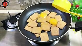 Quick Dessert Recipe, egg and milk and biscuit recipe ❤️❤️❤️