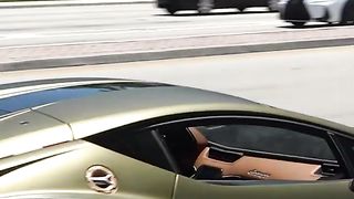 Lamborghini SIAN Leaving Lamborghini Miami