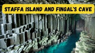 Fingal's Cave-a Sea cave on a desert island