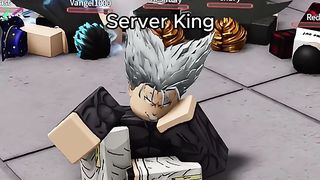 When the Strongest Friend meets the Server King in ROBLOX Saitama Battlegrounds