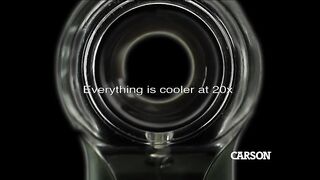 Carson MicroMini 20x LED Lighted Pocket Microscope with Built-In UV and LED Flashlight
