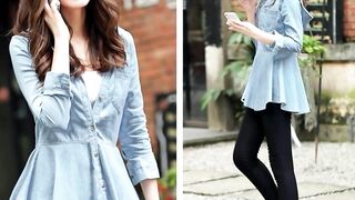 new_jeans_dress_for_ladies_and_girls(1080p)