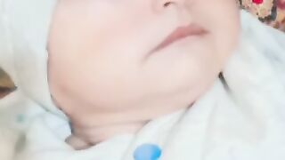 Cute baby playing # cute smile # zimal syed