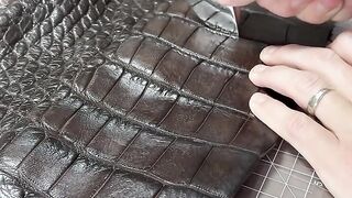 Handmade leather wallet