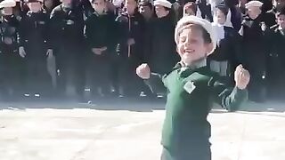 Pashto Song school boys dance amazing