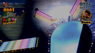 Super Mario 3D World: World 5, Screen 2, Tricky Trapeze Theater