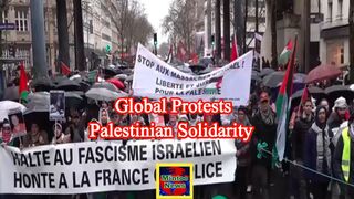 Palestinian solidarity protests: Thousands join global rallies calling for ceasefire
