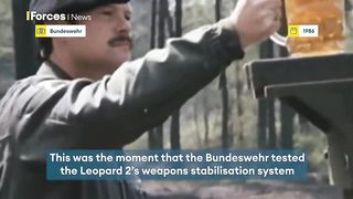 When a German Leopard 2 tank carried a beer without spilling a drop.