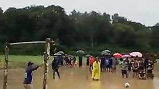 The best penalty kick you’ll ever see