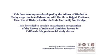The History of Hindu India