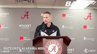 Alabama basketball coach Nate Oats updates Latrell Wrightsell's injury status before Kentucky game