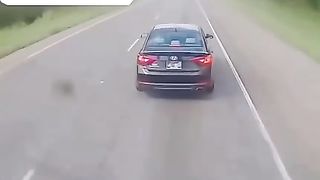 Polish driver is not happy with the road teacher