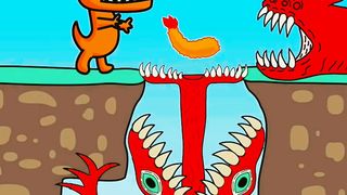 Top 3 Blue outwitted the Monsters #4 _ Funny animation???????????? #shorts #cartoon #story