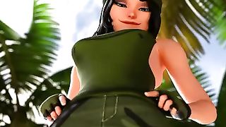 Skye is a big LE SSERAFIM fan, and totally not a psyop. #egirls #LESSERAFIM #おすすめにのりたい #fortnite #fyp #lunchbaglujan #3danimation