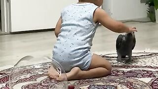 Parrot and child