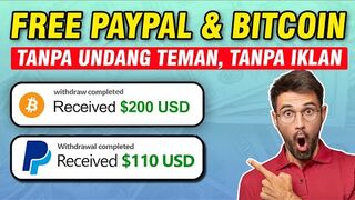MAKE MONEY ONLINE : FREE PAYPAL, BITCOIN, DANA Tiap Hari! Aplikasi Penghasil Uang Tercepat, Cara Dapat Uang di Internet.