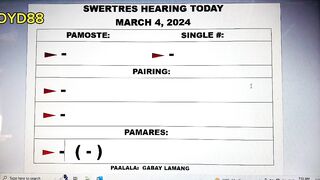 Swertres hearing today March 4, 2024