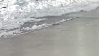 Snowfall on Mirpur Road Kashmir