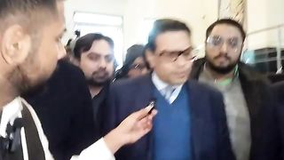 Interview with Salman Akram Raja, after visiting Ahmed Shah at General Hospital, Lahore