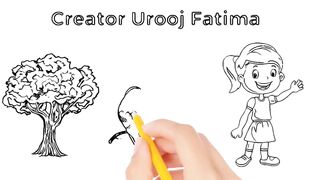 How to make sketching videos in few seconds By Urooj Fatima.