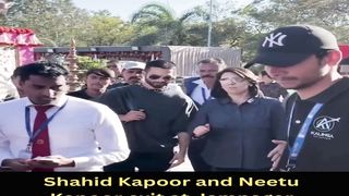 Shahid Kapoor and Neetu Kapoor exit at Jamnagar #shahidkapoor #shorts #viral #youtubeshorts #trending #shortvideo #ytshorts