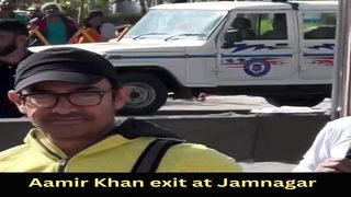Aamir Khan exit at Jamnagar #aamirkhan #short #shorts #trending #viral #bollywood #viralshorts