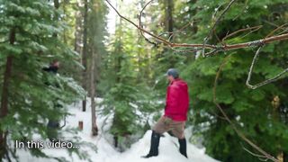 Winter Wonderland Adventure: Camping in a  Tent During a Snowstorm!