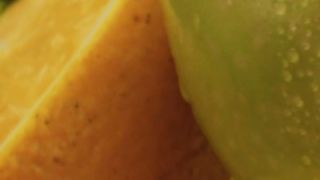 Fresh fruit in a very close shot