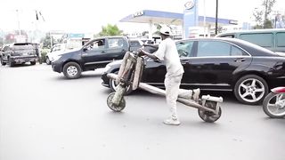 African Made SCOOTER | The Chukudu