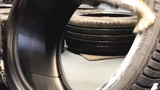 HOW TO INSTALL CAR TIERS PERFECTLY #howto #tireshop #carlovers #wheels #didyouknow #carcare #tires #doitright #asmr