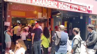 Extreme Street Food in TURKEY! 81-year-old GRANDPA prepares 250 kg of Doner keba.