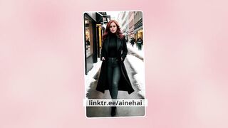 [4K] ai lookbook stable diffusion | Katy in winter wonderland | art lookbook girl
