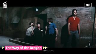 The Way of the Dragon: Beating a gang of thugs