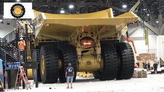 Moving a massive Caterpillar 794AC dump truck