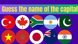 ????/ Quiz your knowledge by /guessing the capitals of each country????????