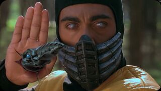 『0007』 Johnny Cage in a crazy fight with Scorpion @ 【Mortal Kombat, 1995】